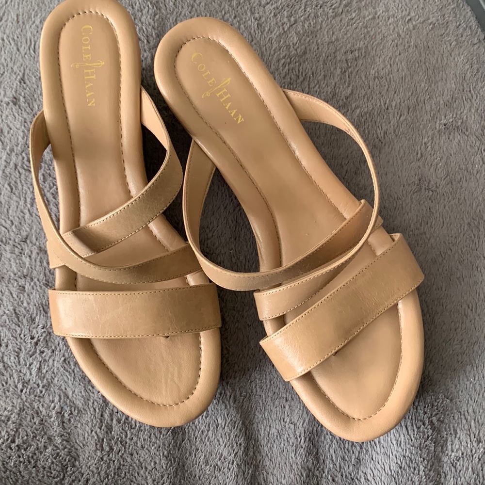 Cole Haan Nike Air slip ons cushioned sandals